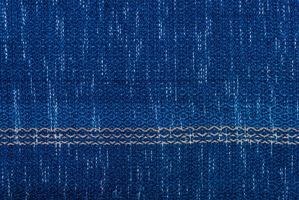 Blue cotton fabric